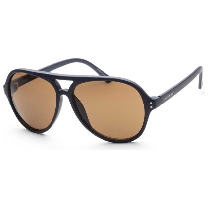 Calvin Klein Fashion
  Men's
  
  Blue
  Round
  Sunglasses