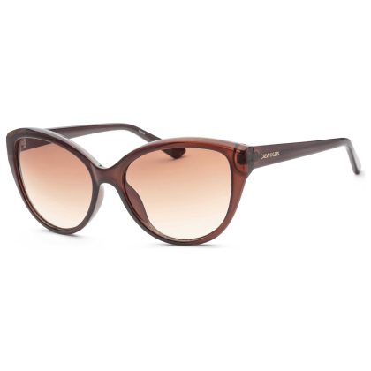 Calvin Klein Women's
  
  Brown
  Cat-Eye
  Sunglasses