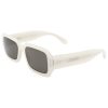 Isabel Marant Women's
  
  White
  Geometric
  Sunglasses